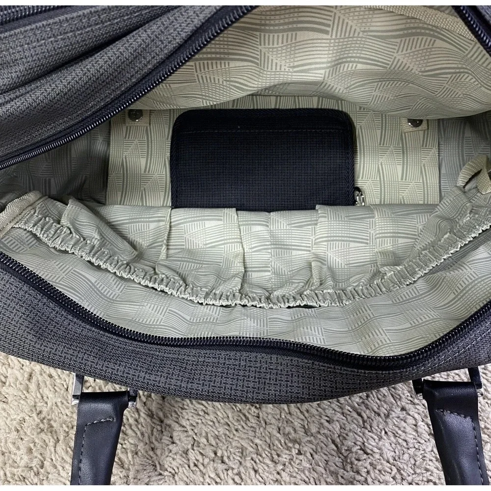RICARDO Beverly Hills‎ Carry-On Suitcase Satchel Bag Weekender Travel Dark Gray